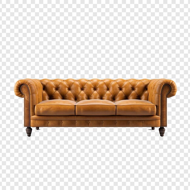 Sofa aislada sobre un fondo transparente