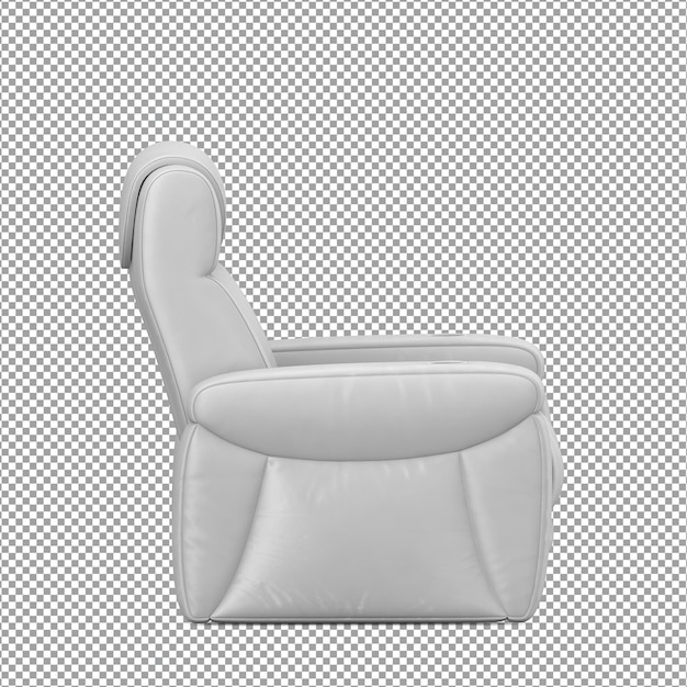 sofa in 3d rendering isolated