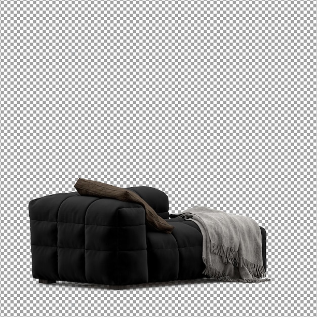 Sofa in 3d-rendering isoliert