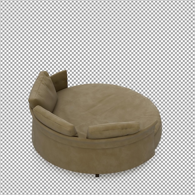 Sofa in 3d-rendering isoliert