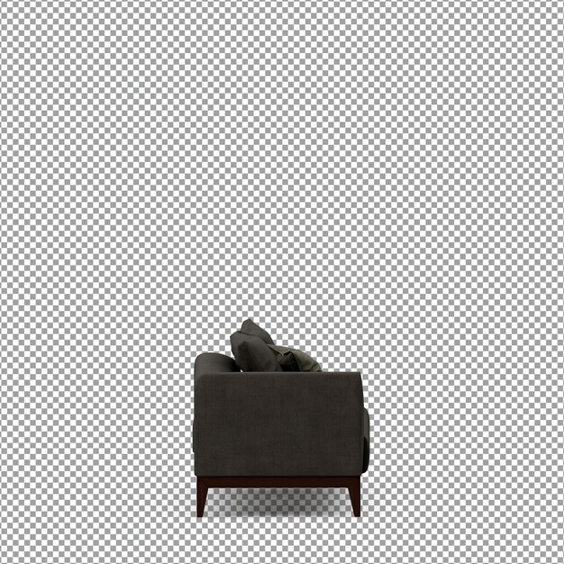 Sofa in 3d-rendering isoliert