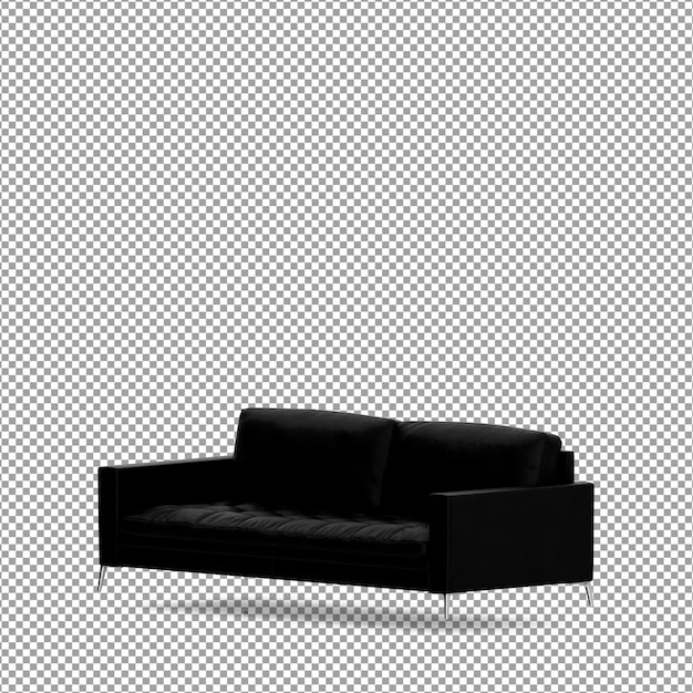 Sofa in 3d-rendering isoliert