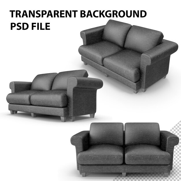 Sofa PNG (en inglés)