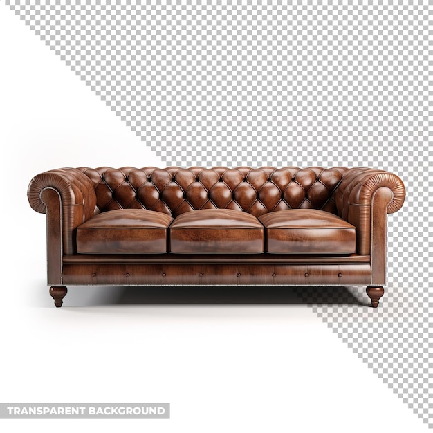 Sofa PSD aislada sin fondo