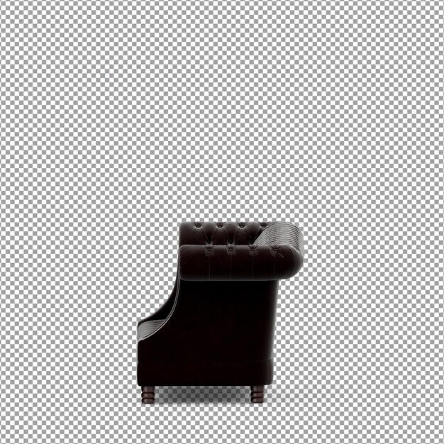 Sofá en render 3d aislado