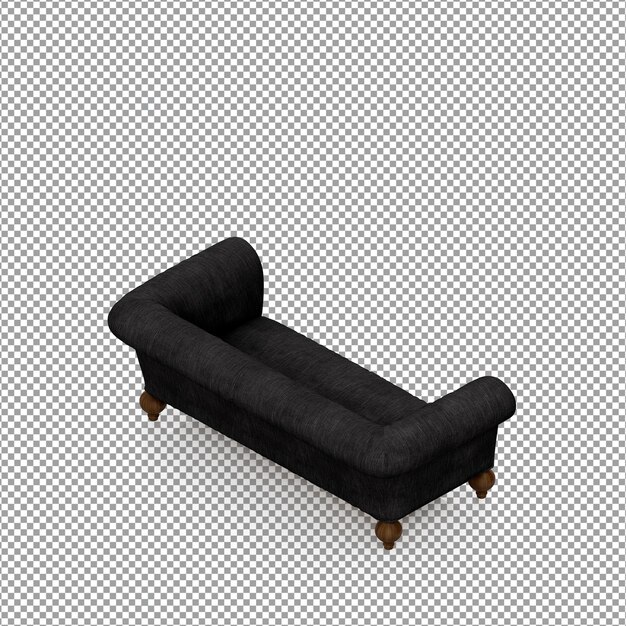 Sofá en render 3d aislado