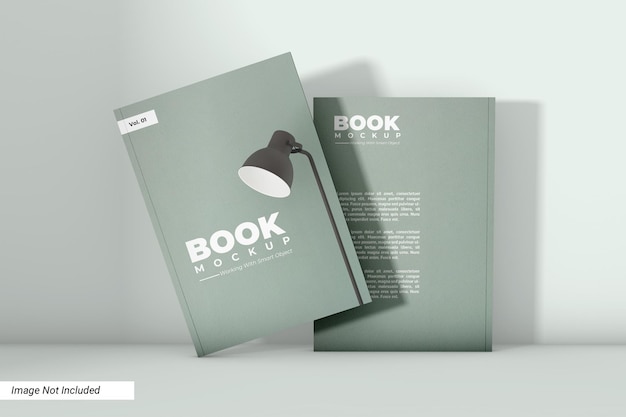Softcover buch mockup design