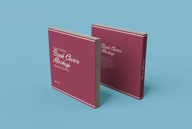 PSD softcover-buchcover-mockup-vorlage