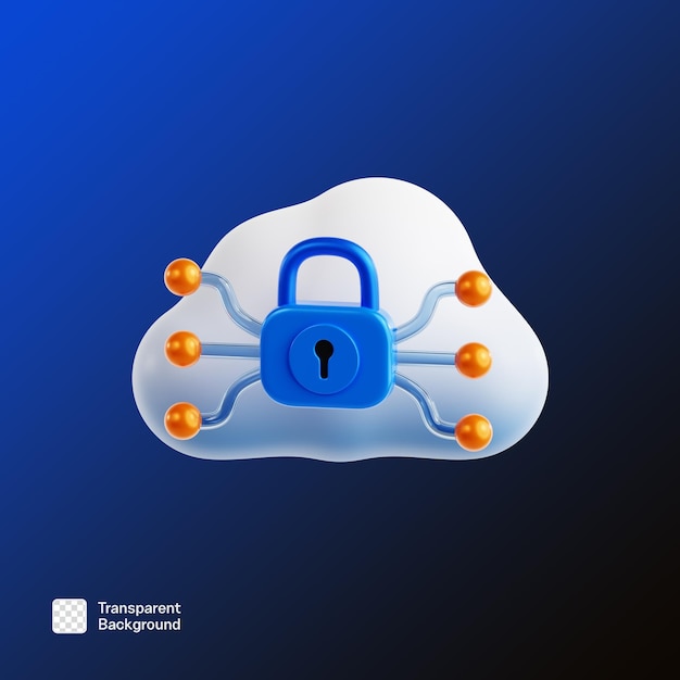 software as a service 3d icon illustration png template
