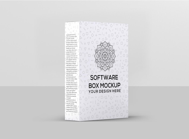 Software box mockup