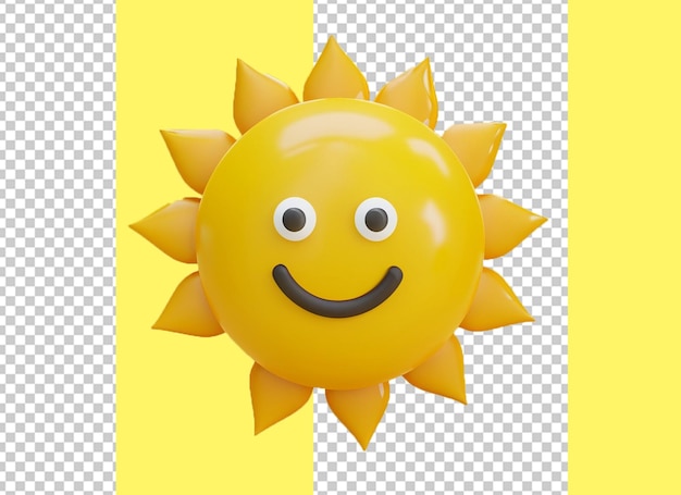 PSD el sol en 3d