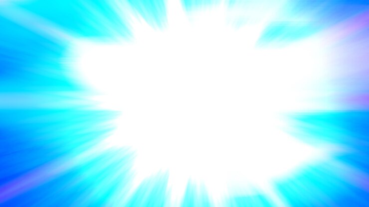 PSD un sol brillante con un fondo azul