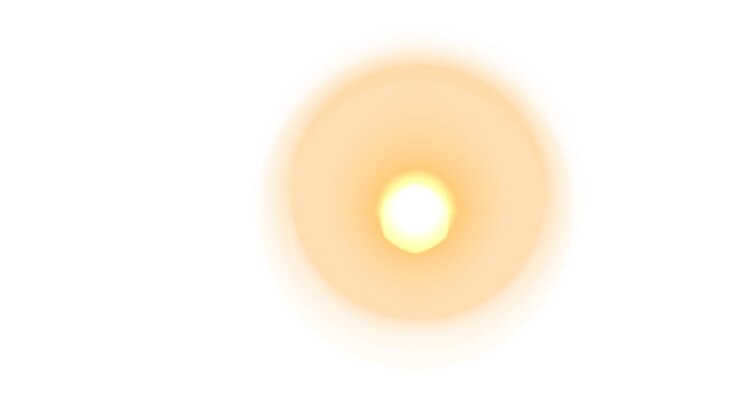 PSD un sol en un cielo amarillo con un sol en el medio