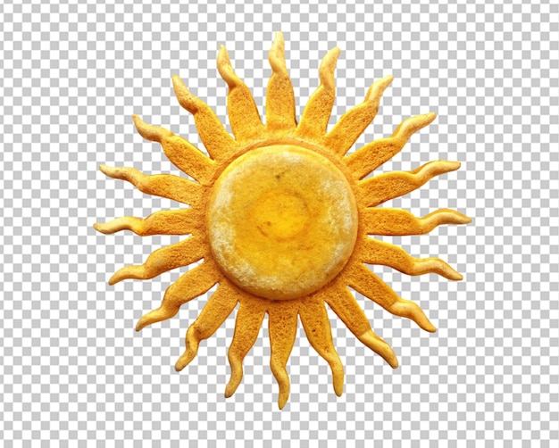 PSD sol em transparente