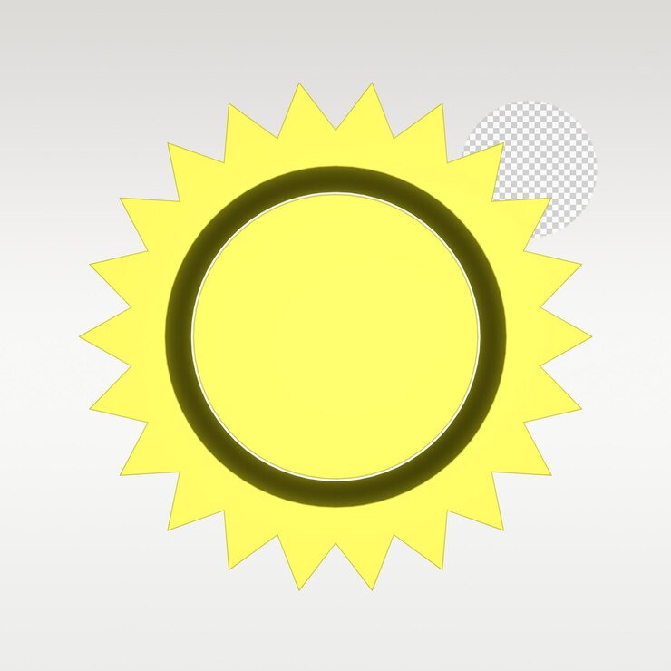 PSD sol de renderizado 3d