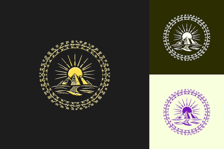 PSD el sol y el sol están en el fondo oscuro