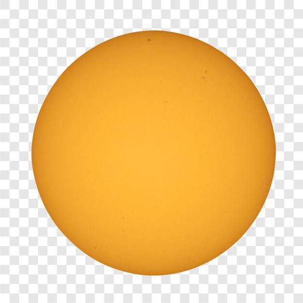 El Sol visto con un telescopio transparente