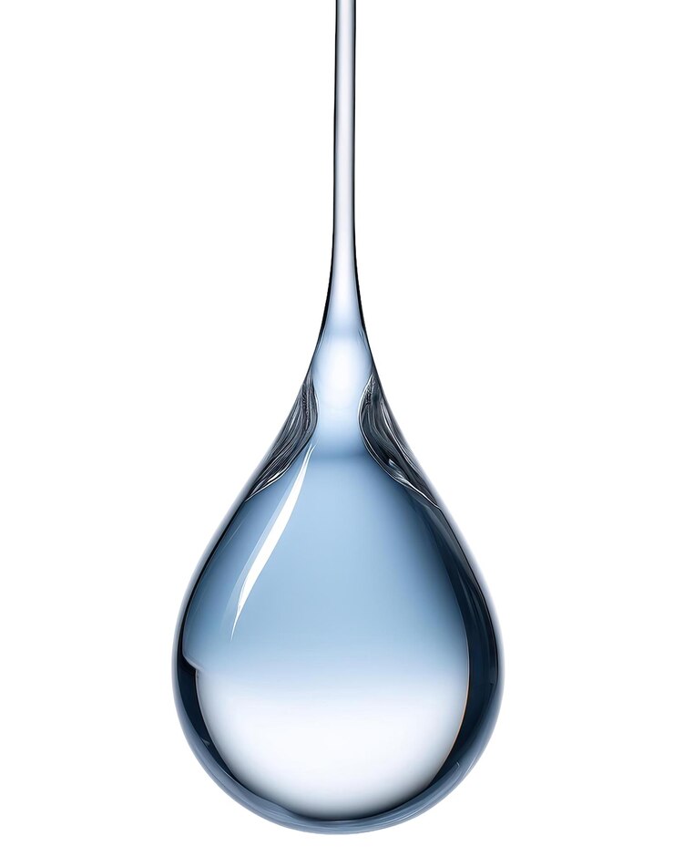 PSD una sola gota de agua cae