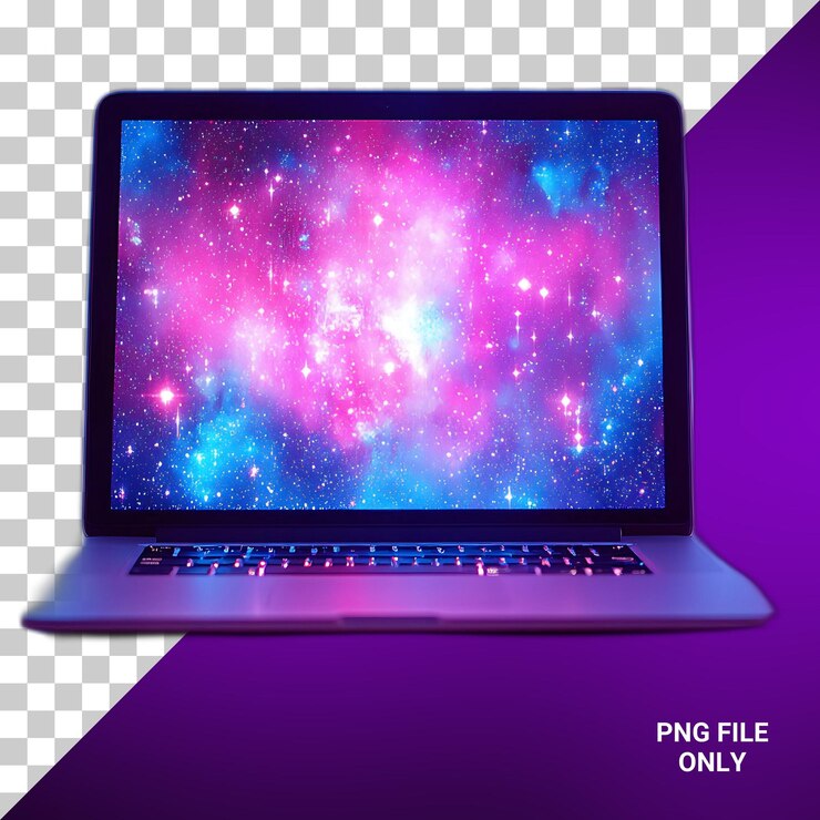 PSD sólo el archivo png de la computadora portátil