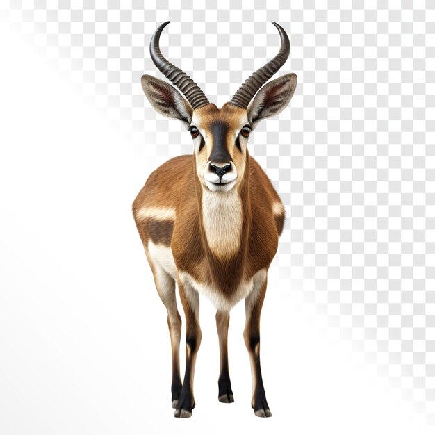 PSD un solo blackbuck aislado en un fondo transparente