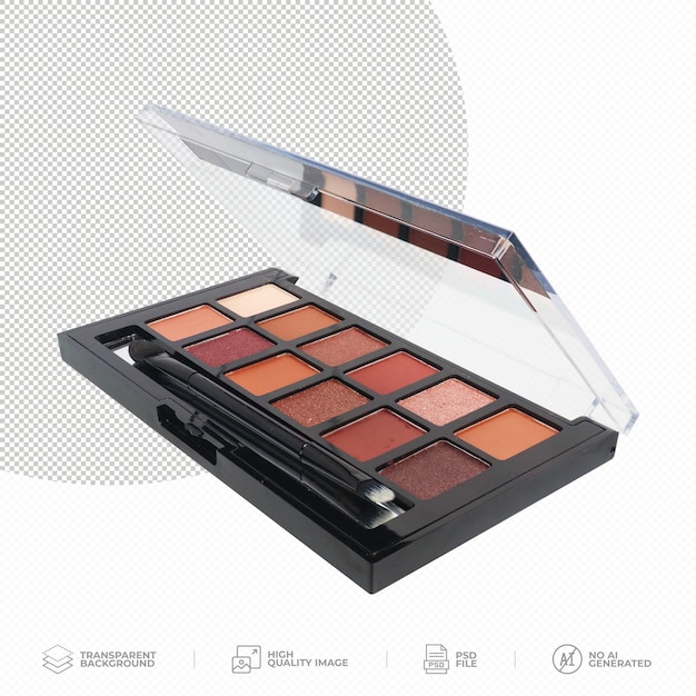 Sombras de ojos en fondo transparente PSD