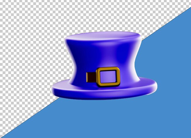 PSD sombrero 3d muy bonito png