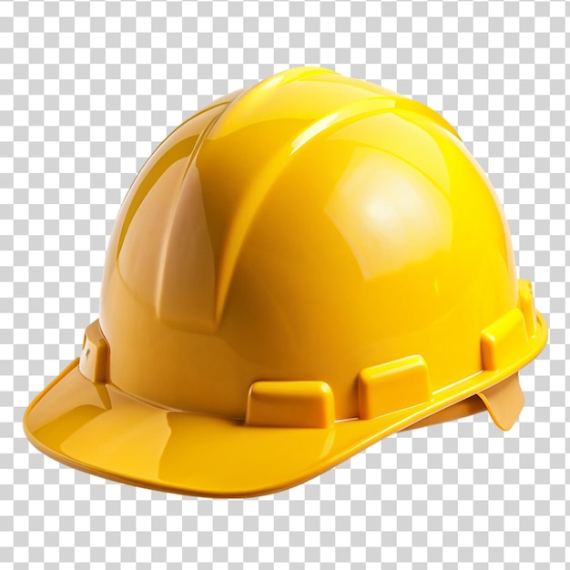 PSD sombrero amarillo aislado sobre un fondo transparente