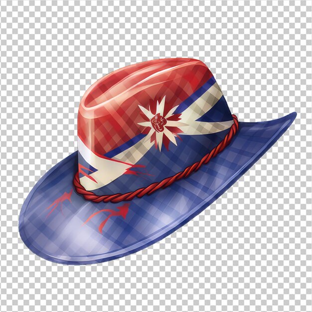 PSD el sombrero de la bandera de cuba en png