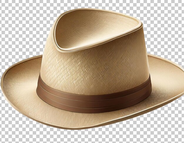 Sombrero beige en 3D