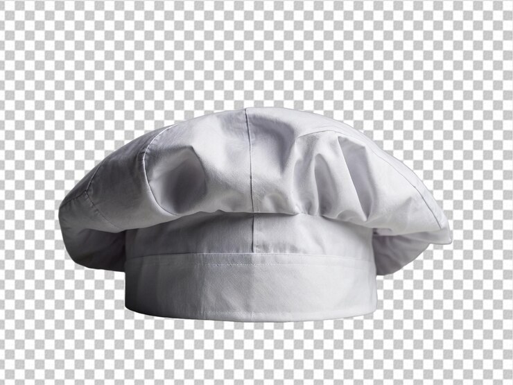 Sombrero de chef sobre un fondo transparente PNG