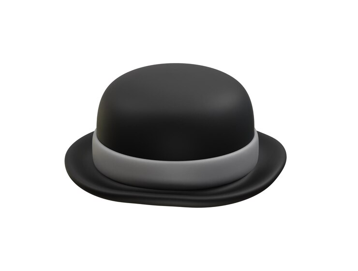PSD sombrero espía 3d ilustración del icono de representación sombrero detective 3d icon ilustración de representación