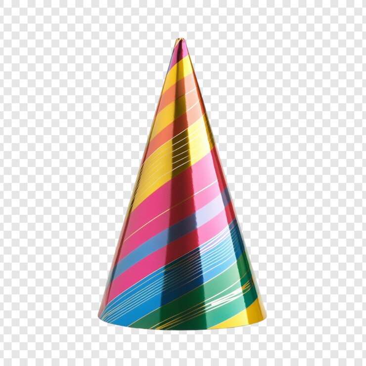 PSD sombrero de fiesta colorido suministros para celebraciones festivas