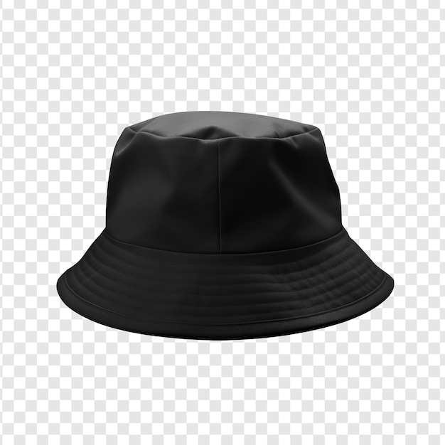 Un sombrero negro sobre fondo de transparencia psd