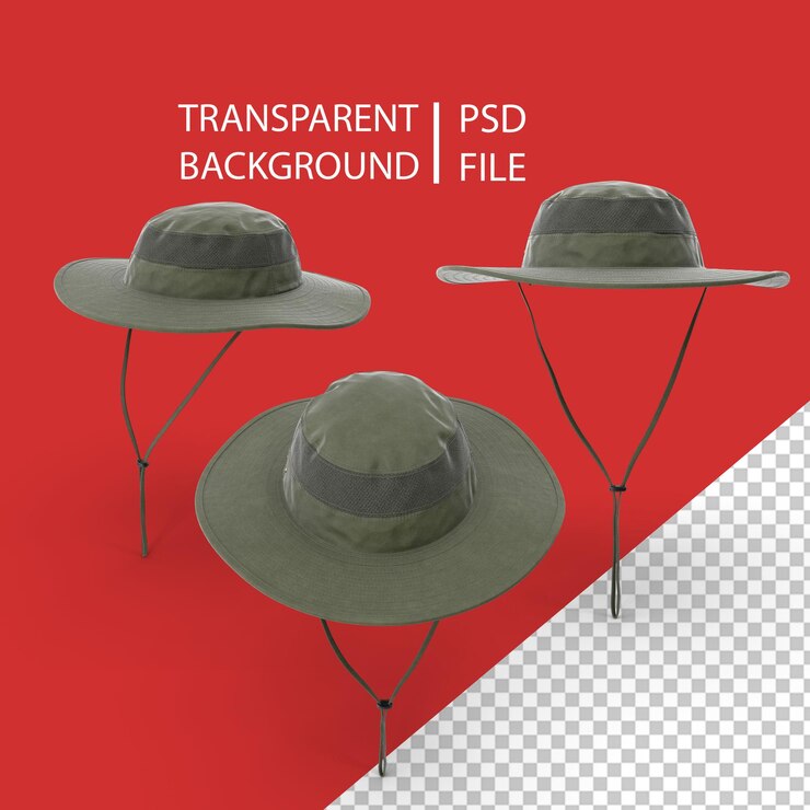 PSD sombrero de pesca png