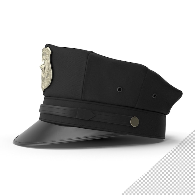 PSD sombrero de policía png