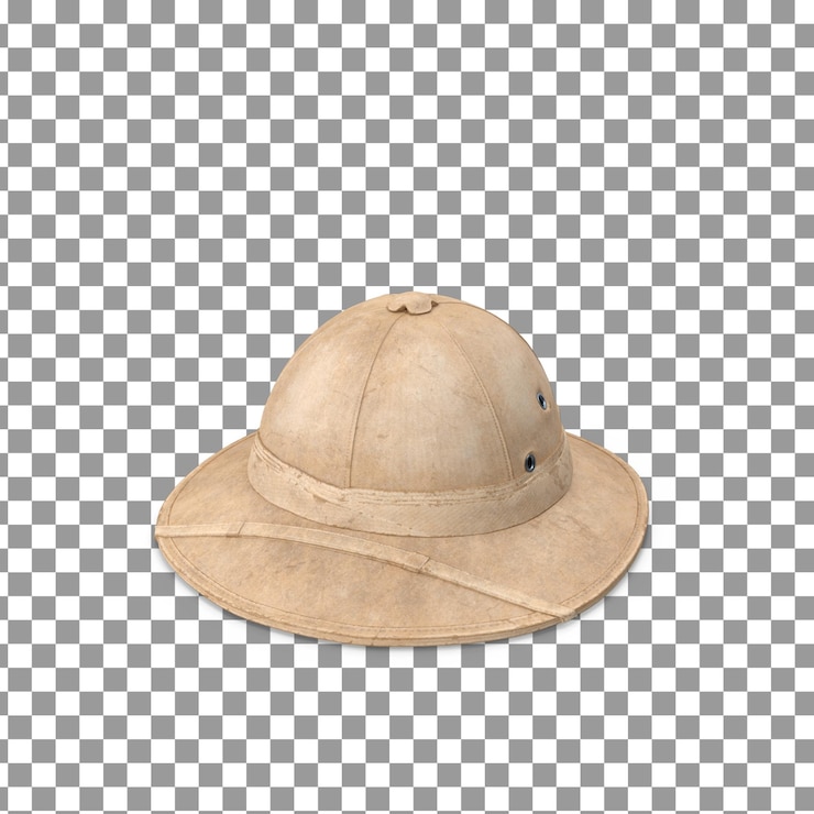 PSD sombrero psd 3d en fondo aislado y transparente