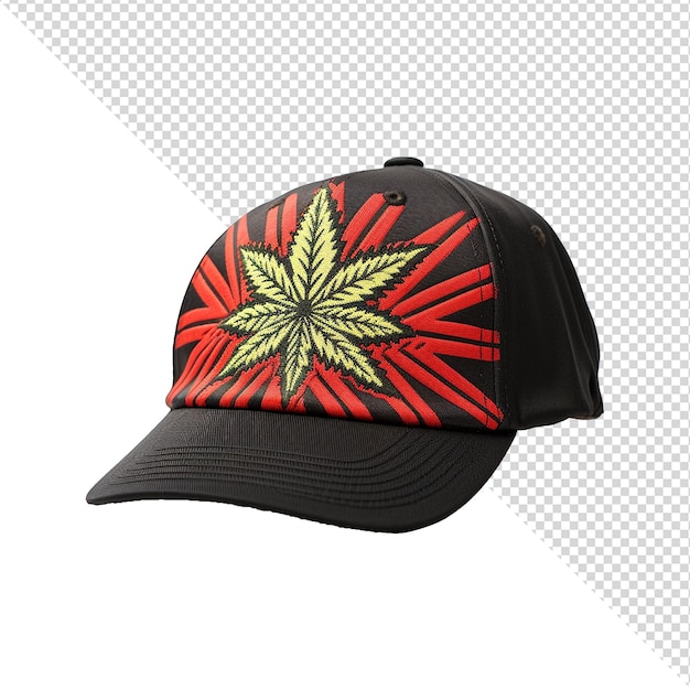 PSD el sombrero de rastamanas aislado en un fondo transparente png