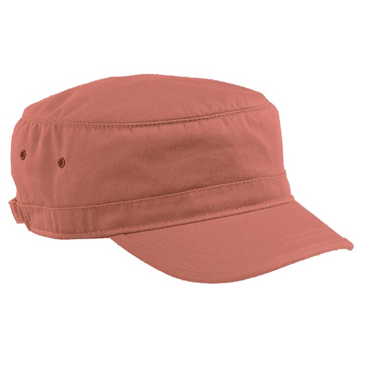 PSD un sombrero rojo con una gorra marrón que dice "la gorra"