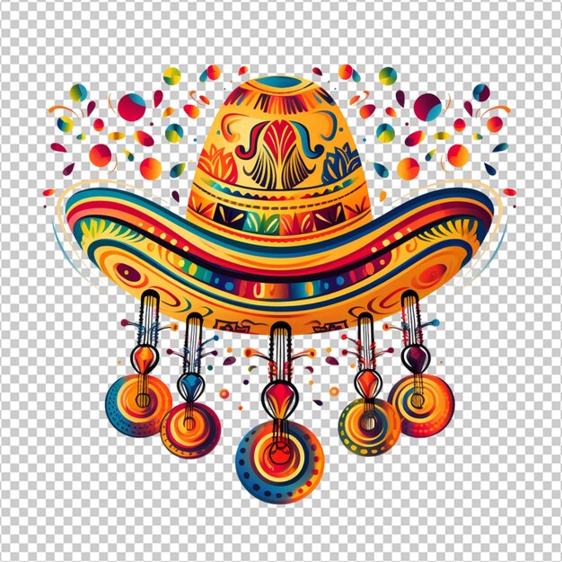 PSD sombrero y sombrero png