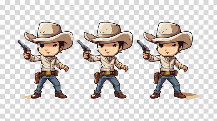 PSD sombrero de vaquero vectores