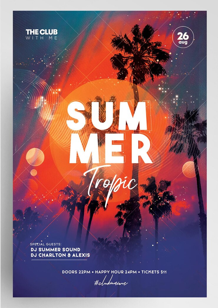 PSD sommer-tropische party