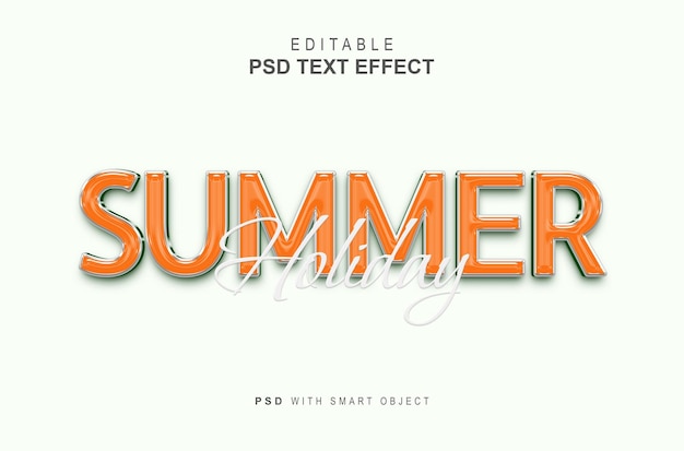 Sommerferien-texteffekt