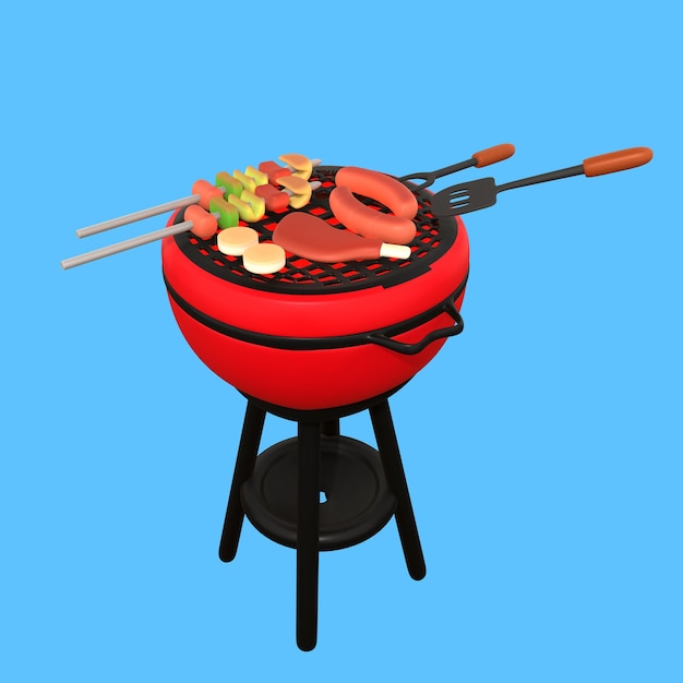 Sommerliche Grillparty im Freien
