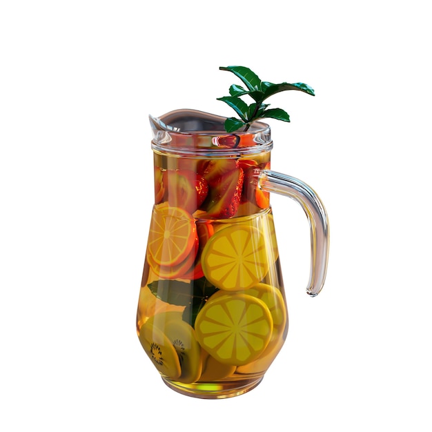 Sommersaft 3D-Illustration