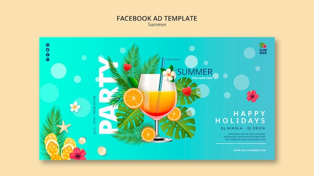 Sommerschlussverkauf-Template-Design