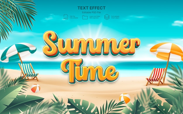 Sommertext-Effekt