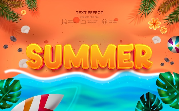 Sommertext-Effekt