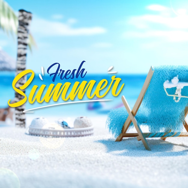 Sommerurlaub am Strandposten
