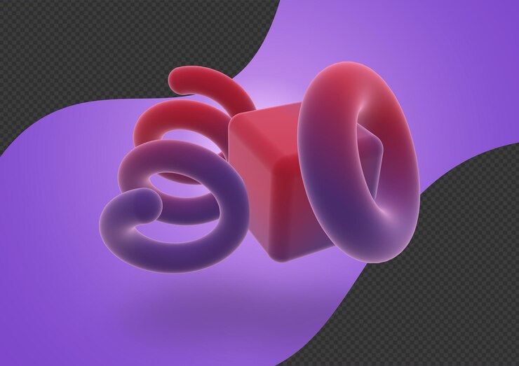 PSD estos son objetos 3d con una hermosa paleta de colores que se pueden usar en diseño web o en cualquier lugar