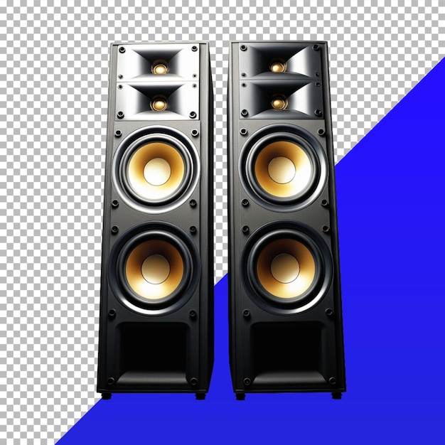 PSD sonido en 3d png transparente